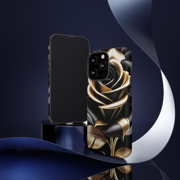 Copy of Black and Gold Rose iPhone | Samsung | Samsung Galaxy | Google Pixel - Cell Phone Tough Cases - Image 47