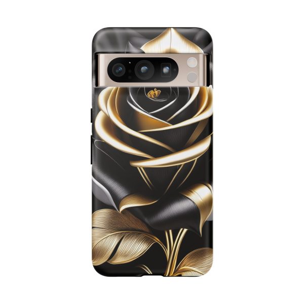 Copy of Black and Gold Rose iPhone | Samsung | Samsung Galaxy | Google Pixel - Cell Phone Tough Cases - Image 220