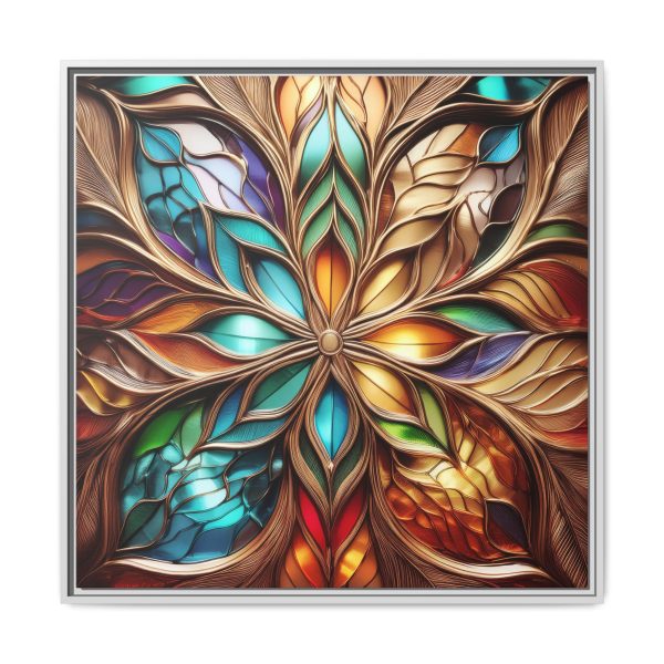 Wood Grain Style WG2 Matte Canvas, Framed (Multi-color) - Image 33