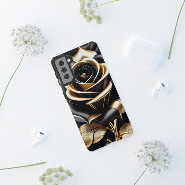 Copy of Black and Gold Rose iPhone | Samsung | Samsung Galaxy | Google Pixel - Cell Phone Tough Cases - Image 59