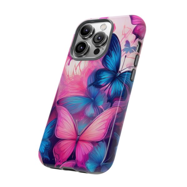 Blue and Pink Butterfly Cell Phone Tough Cases iPhone | Samsung | Samsung Galaxy | Google Pixel - Image 101