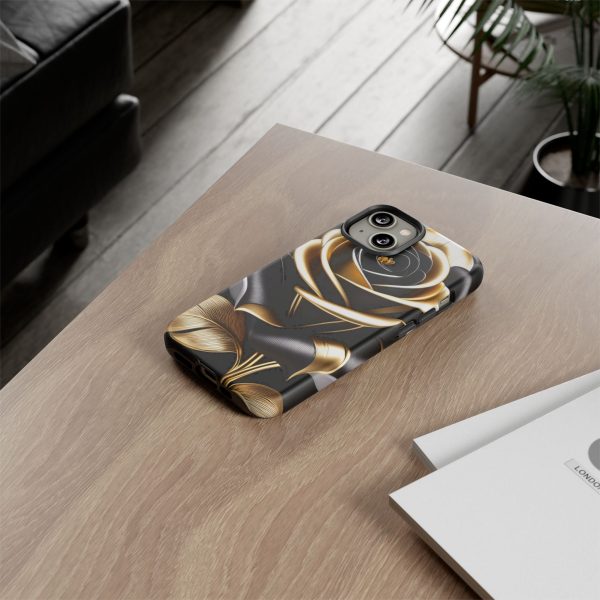 Copy of Black and Gold Rose iPhone | Samsung | Samsung Galaxy | Google Pixel - Cell Phone Tough Cases - Image 101