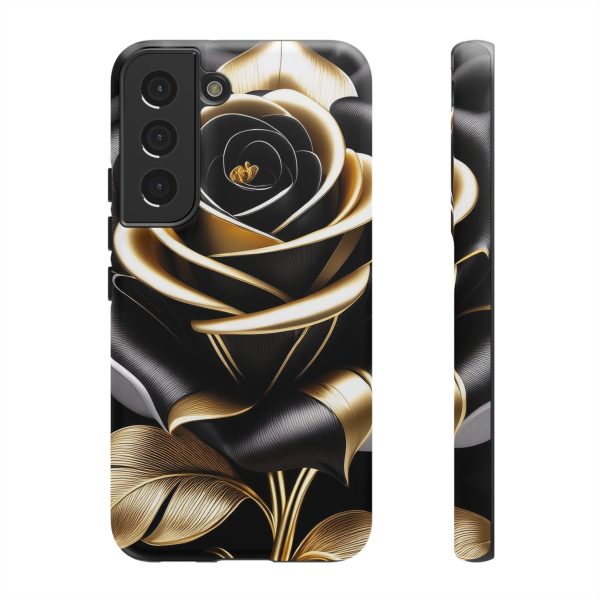 Copy of Black and Gold Rose iPhone | Samsung | Samsung Galaxy | Google Pixel - Cell Phone Tough Cases - Image 84