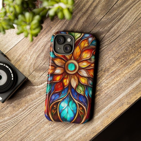 Stained Glass Flower SG1 Cell Phone Tough Cases iPhone | Samsung | Samsung Galaxy | Google Pixel - Image 168