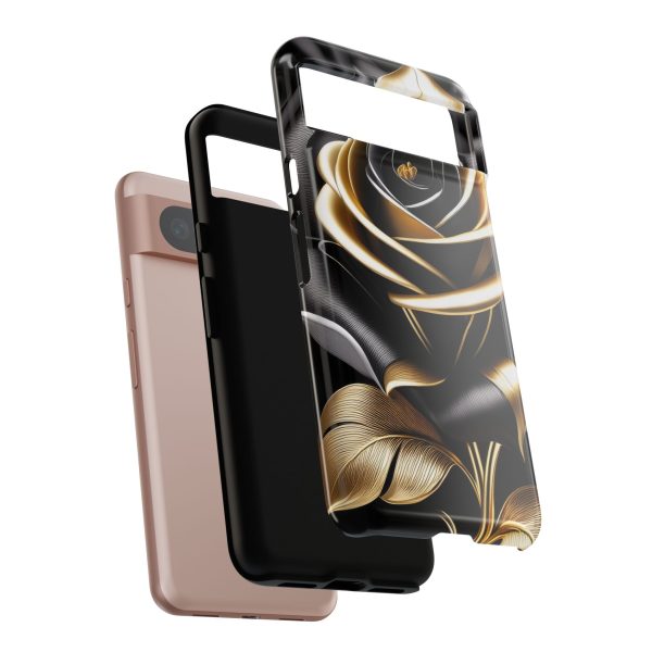 Copy of Black and Gold Rose iPhone | Samsung | Samsung Galaxy | Google Pixel - Cell Phone Tough Cases - Image 228