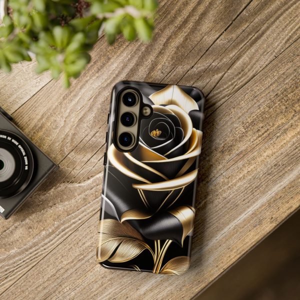 Copy of Black and Gold Rose iPhone | Samsung | Samsung Galaxy | Google Pixel - Cell Phone Tough Cases - Image 194