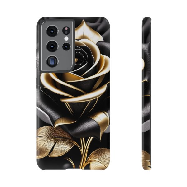 Copy of Black and Gold Rose iPhone | Samsung | Samsung Galaxy | Google Pixel - Cell Phone Tough Cases - Image 62