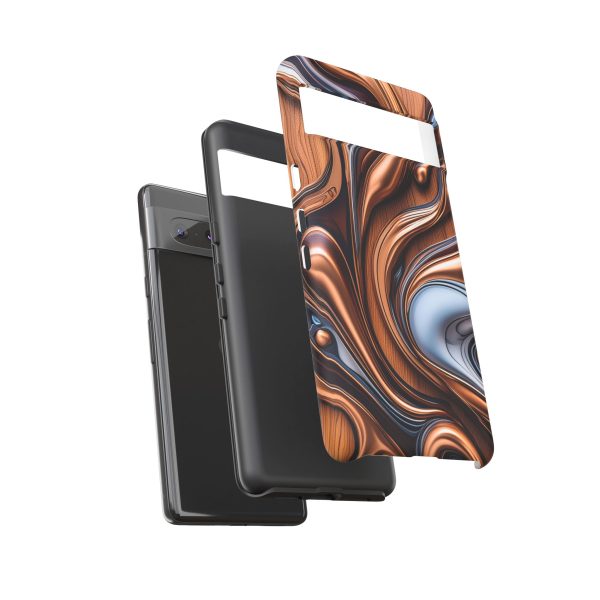 Wood Grain WG11 iPhone | Samsung | Samsung Galaxy | Google Pixel - Cell Phone Tough Cases - Image 156