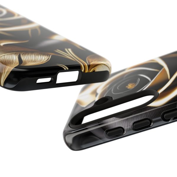 Copy of Black and Gold Rose iPhone | Samsung | Samsung Galaxy | Google Pixel - Cell Phone Tough Cases - Image 192