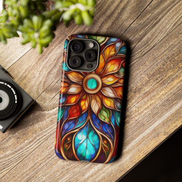 Stained Glass Flower SG1 Cell Phone Tough Cases iPhone | Samsung | Samsung Galaxy | Google Pixel - Image 186