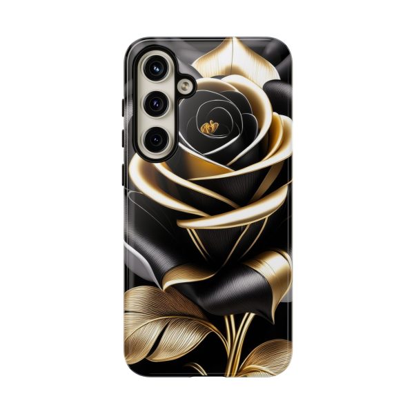 Copy of Black and Gold Rose iPhone | Samsung | Samsung Galaxy | Google Pixel - Cell Phone Tough Cases - Image 200