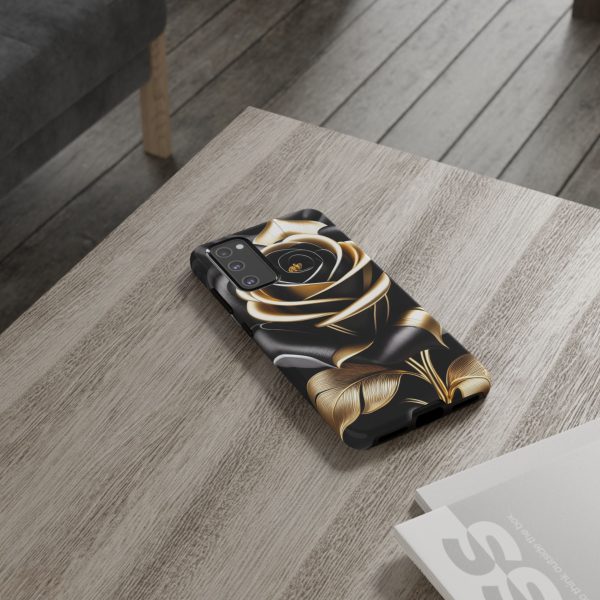 Copy of Black and Gold Rose iPhone | Samsung | Samsung Galaxy | Google Pixel - Cell Phone Tough Cases - Image 75