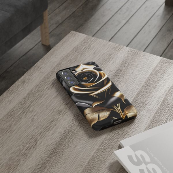 Copy of Black and Gold Rose iPhone | Samsung | Samsung Galaxy | Google Pixel - Cell Phone Tough Cases - Image 81