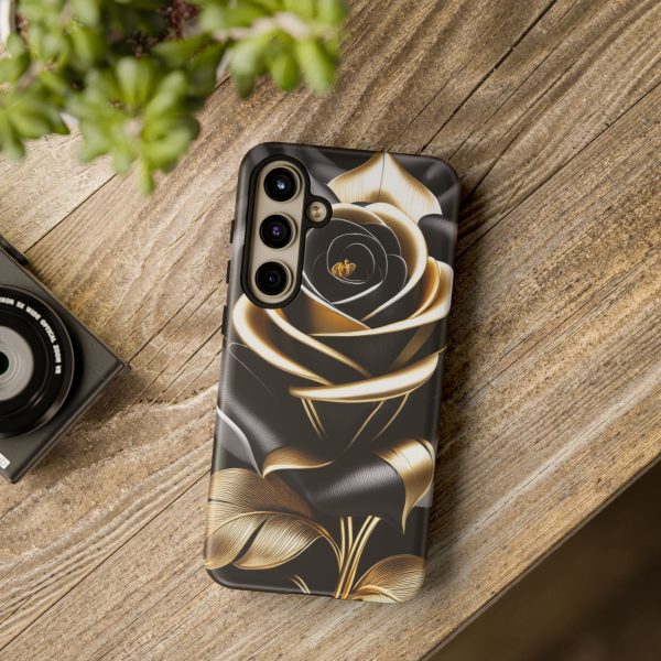 Copy of Black and Gold Rose iPhone | Samsung | Samsung Galaxy | Google Pixel - Cell Phone Tough Cases - Image 209