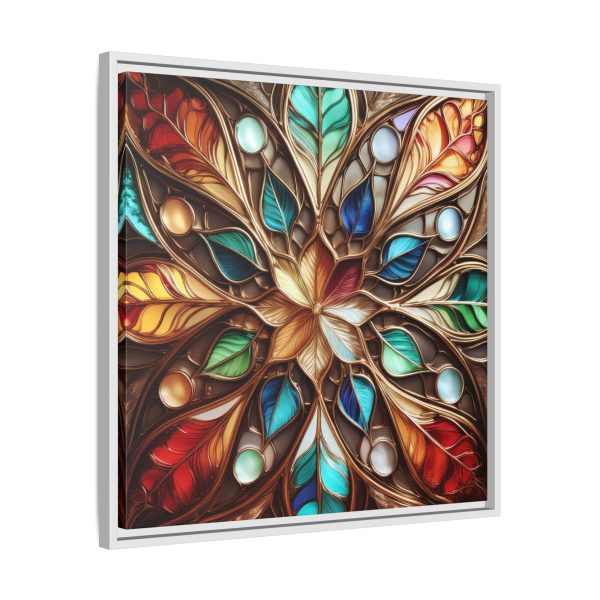 Wood Grain Stain Style WG4 Matte Canvas, Framed (Multi-color) - Image 26