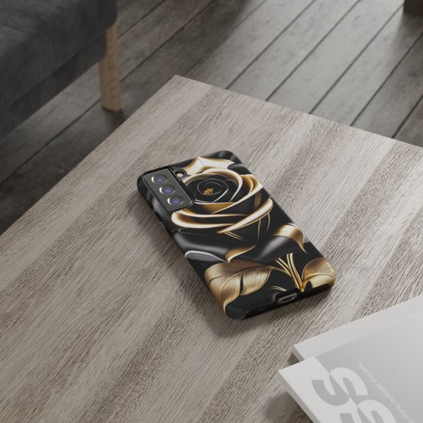 Copy of Black and Gold Rose iPhone | Samsung | Samsung Galaxy | Google Pixel - Cell Phone Tough Cases - Image 79