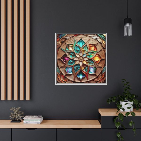 Wood Grain Style WG5 Matte Canvas, Framed (Multi-color) - Image 36